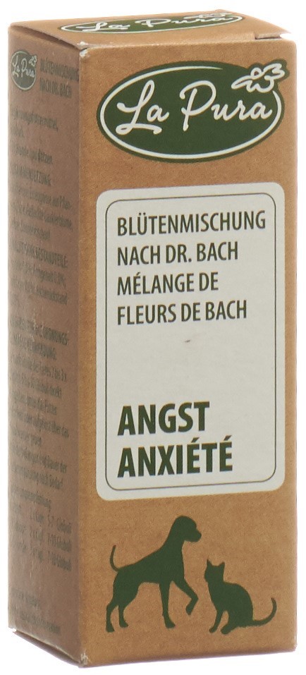 LAPURA Bachblütenmischung Angst Glob vet 15 g