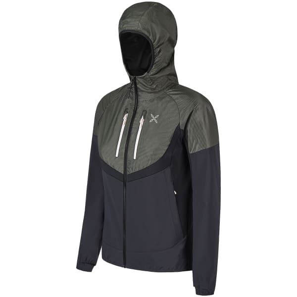 Veste randonnée MONTURA SPITZE HYBRID JACKET W ARDESIA/VERDE SALVIA
