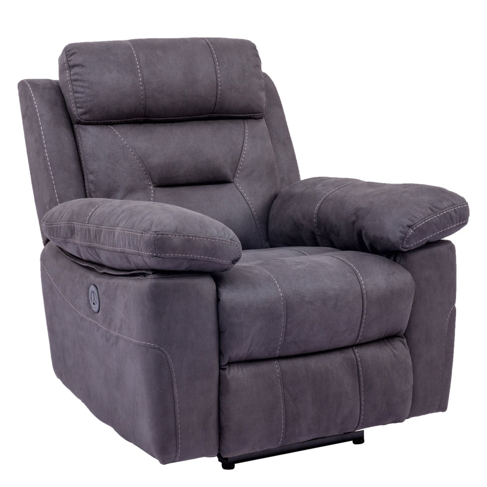 Relaxsessel - grau - mit Relaxfunktion - 91 cm breit