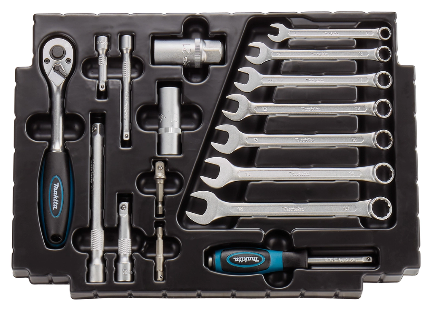 Makita E-08713 Gereedschapset in Mbox nr. 1 - 120-delig