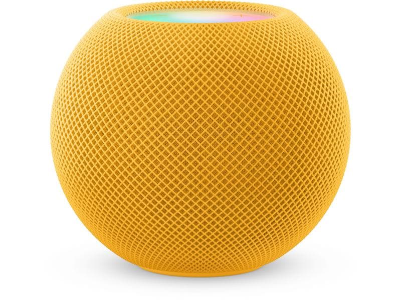 Apple HomePod mini Yellow Smarter Lautsprecher im Mini-Design mit Smart Home- und Sprachsteuerung