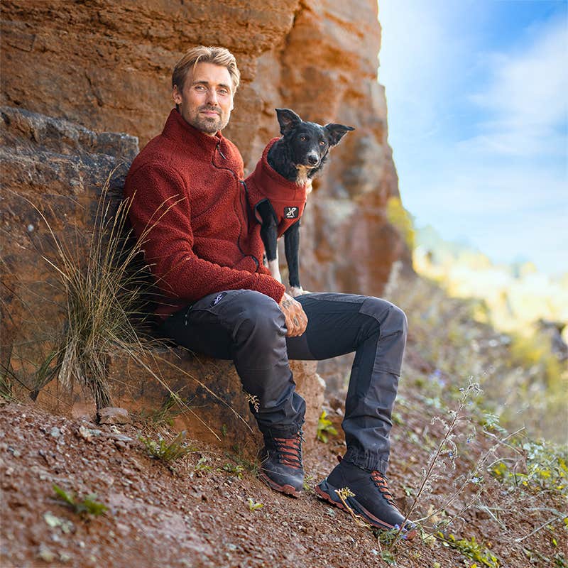 Bigfoot Dog Jacket Hund Fired Brick