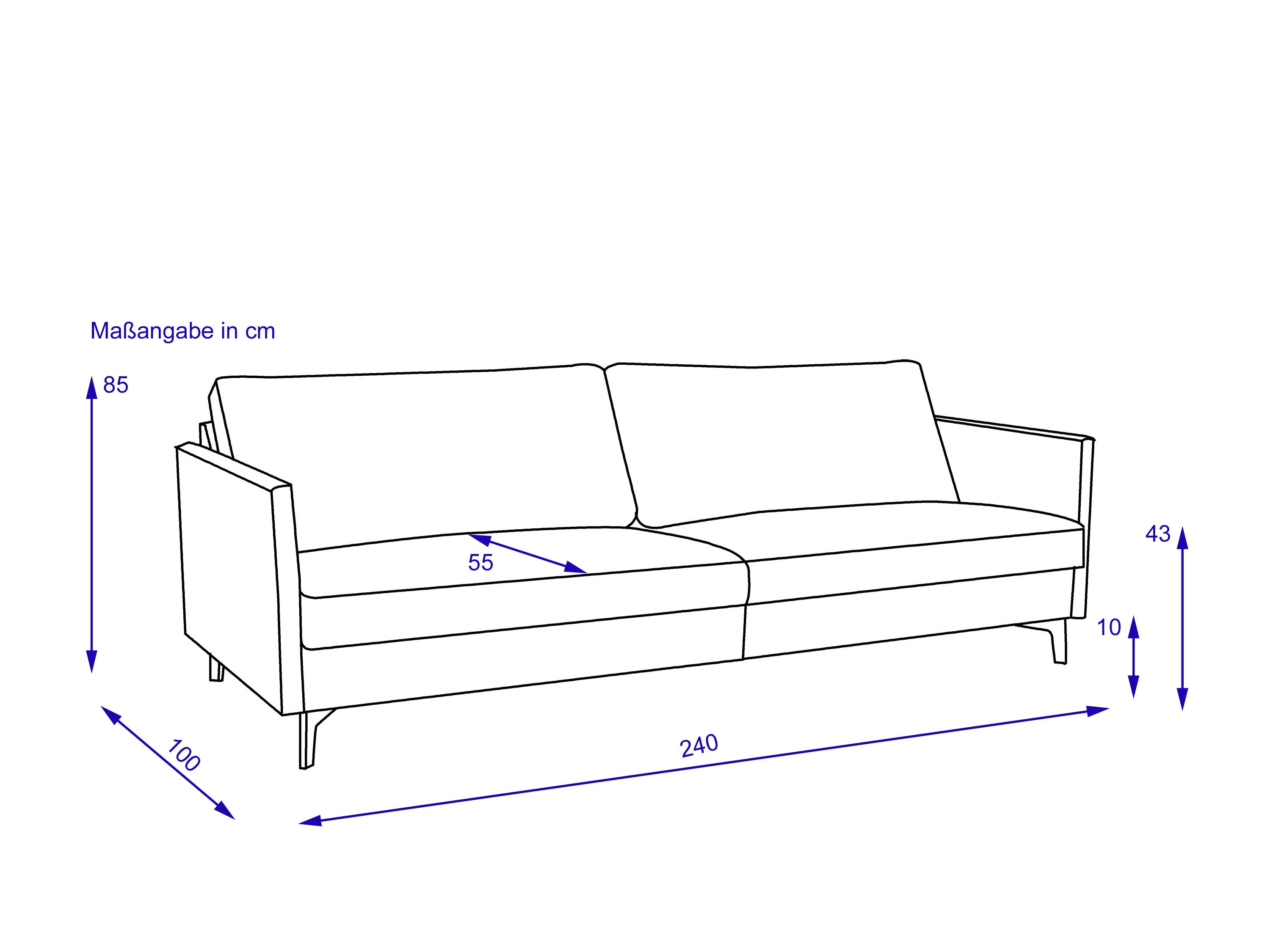Sofa 2,5 Sitzer Classic 990