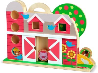 Melissa & Doug GO TOTs Låve med 4 Disker