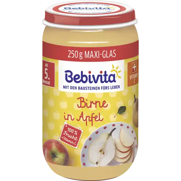 Bio Birne in Apfel