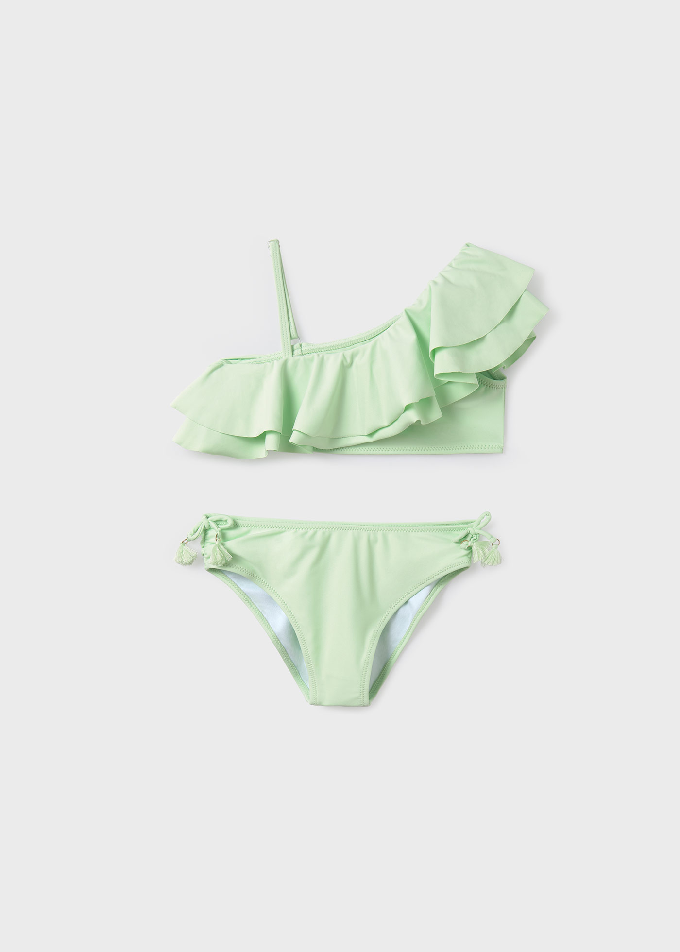 Biquíni assimétrico para meninas