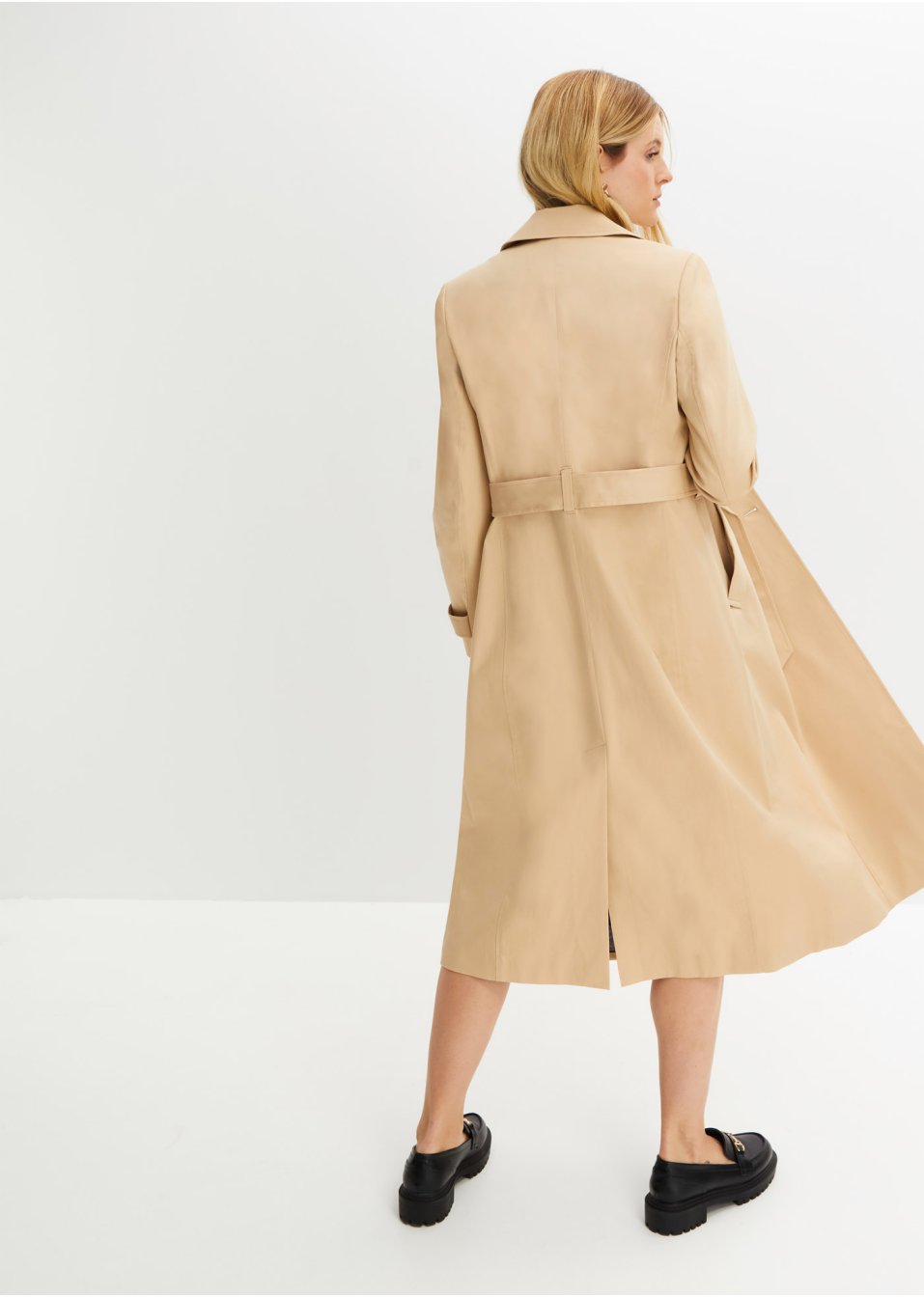 Trench-coat avec ceinture (Ens. 2 pces.)