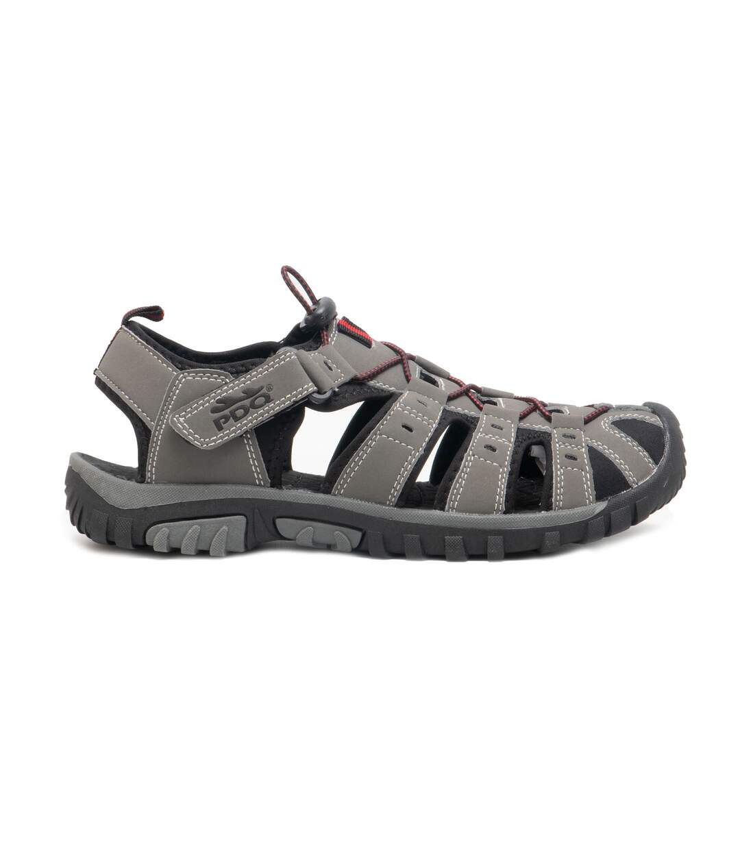 PDQ - Sandales - Homme (Gris/Rouge) - UTDF555