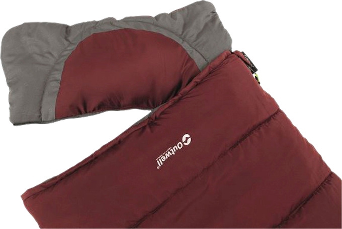 Outwell Contour Junior Schlafsack  170 x 70 cm rot