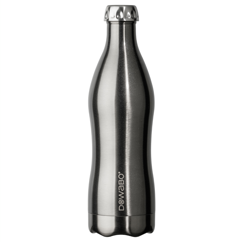 Dowabo Metallic Collection 750 ml thermosfles - Silver
