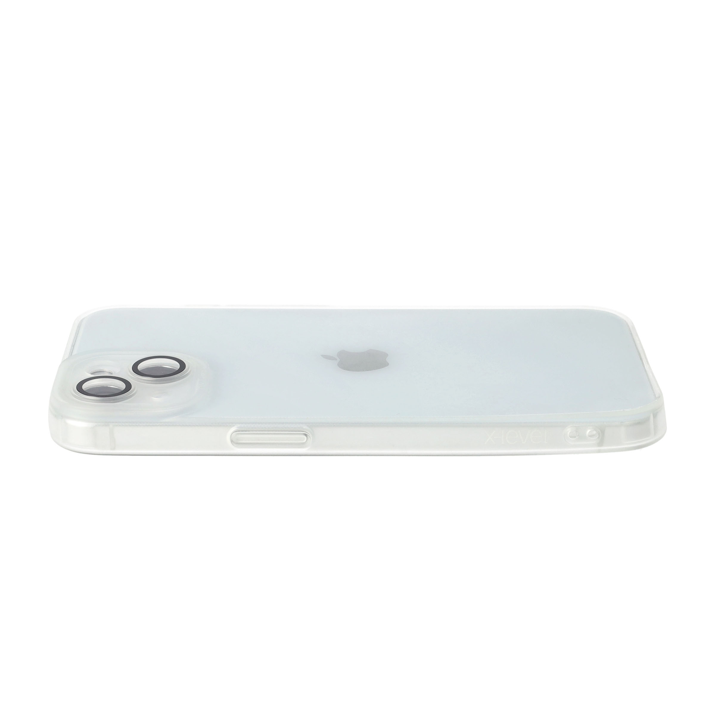 iPhone 13 Gummi Hülle Air Cushion Fallschutz mit Kameraglasschutz - Transparent