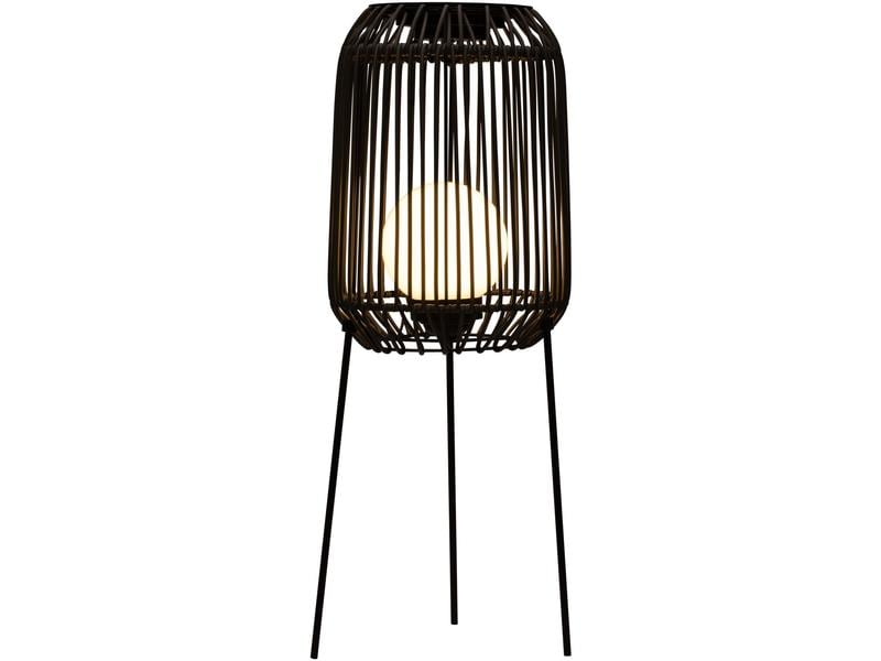 Pauleen Stehleuchte Solar Sunshine Coziness, Schwarz / Grau Solarbetriebene Deko-Leuchte