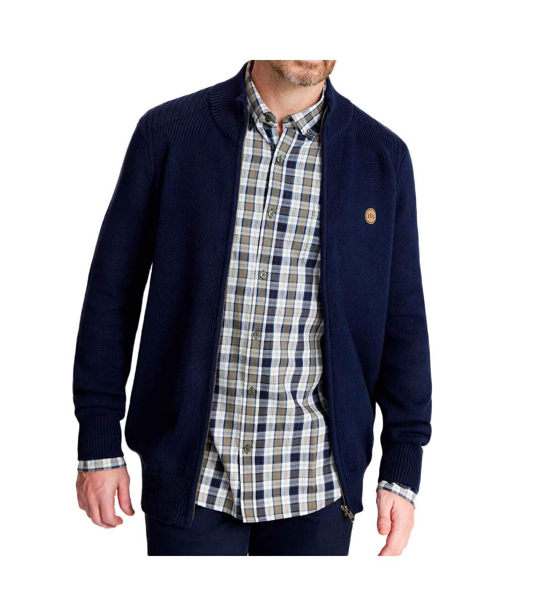 Gilet Zippé Marine Homme TBS Berlyl