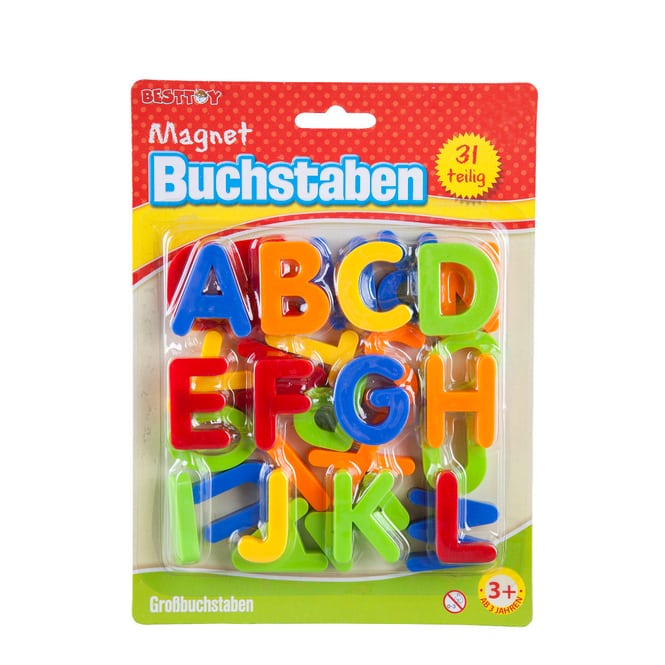 Besttoy - Magnetbuchstaben groß - 31-teilig