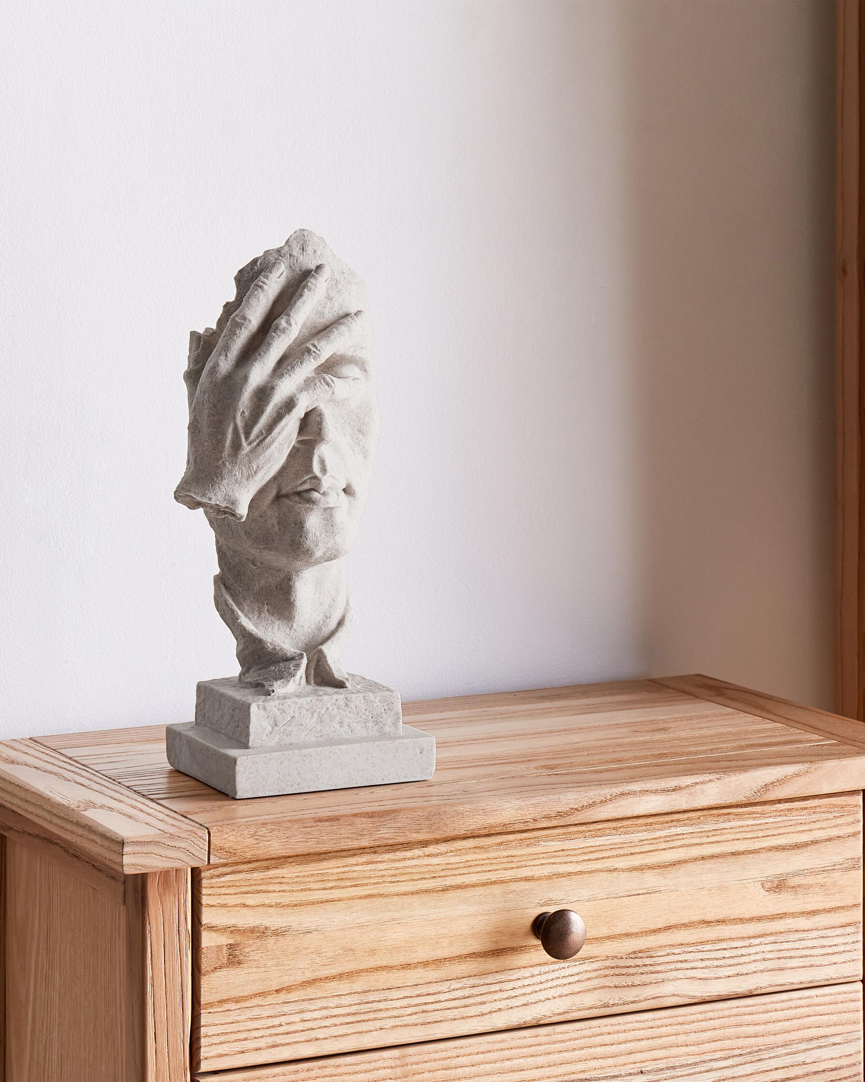Figuur Gezicht PUUMALA Grijs