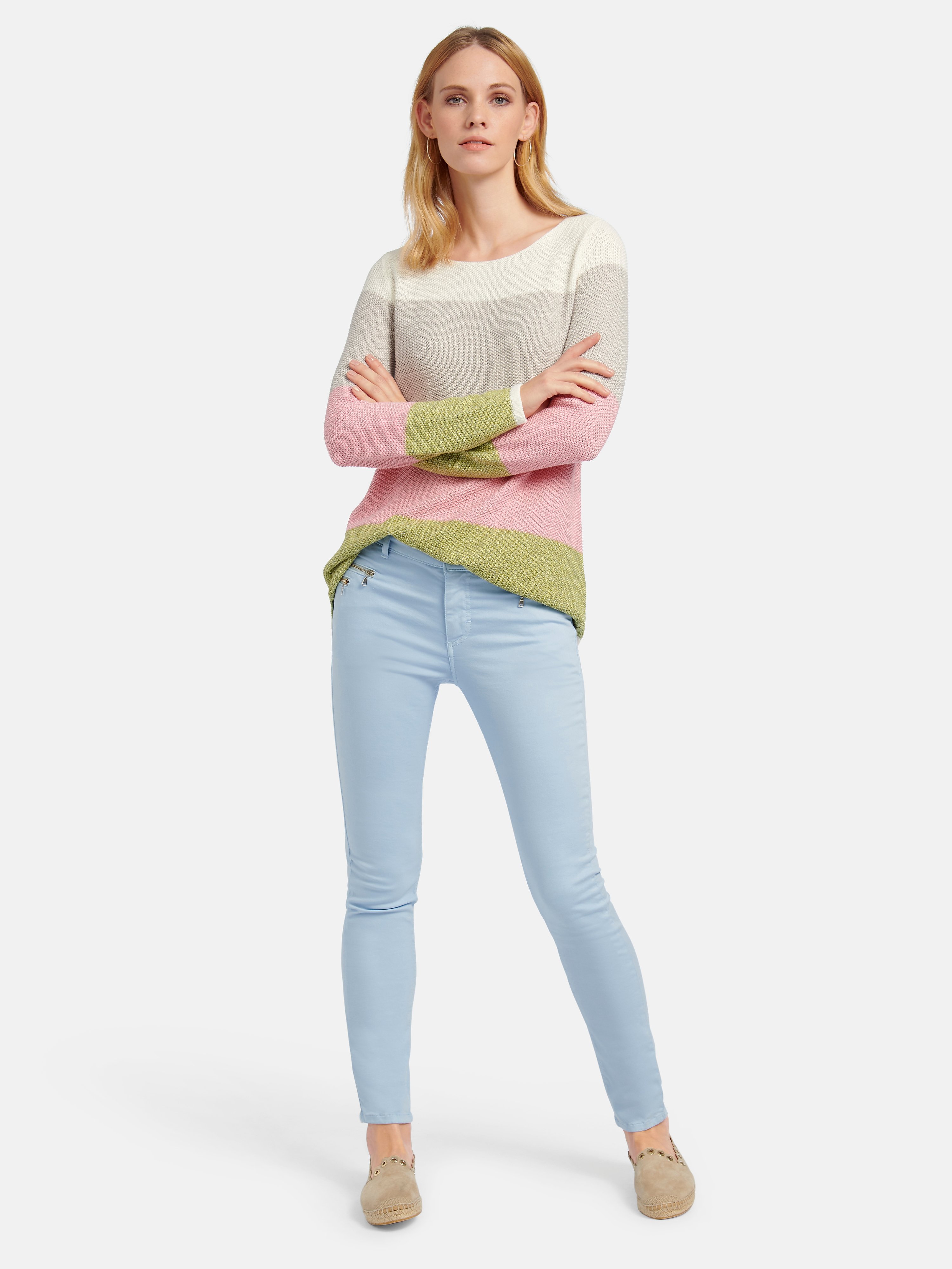 Knöchellange Hose Modell Malu Zip