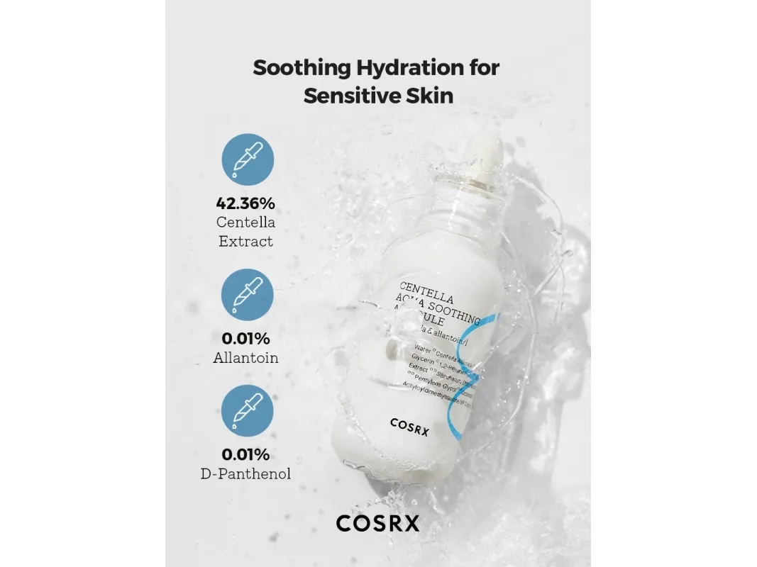 Cosrx Hydrium Centella Aqua beroligende ampul 40 ml