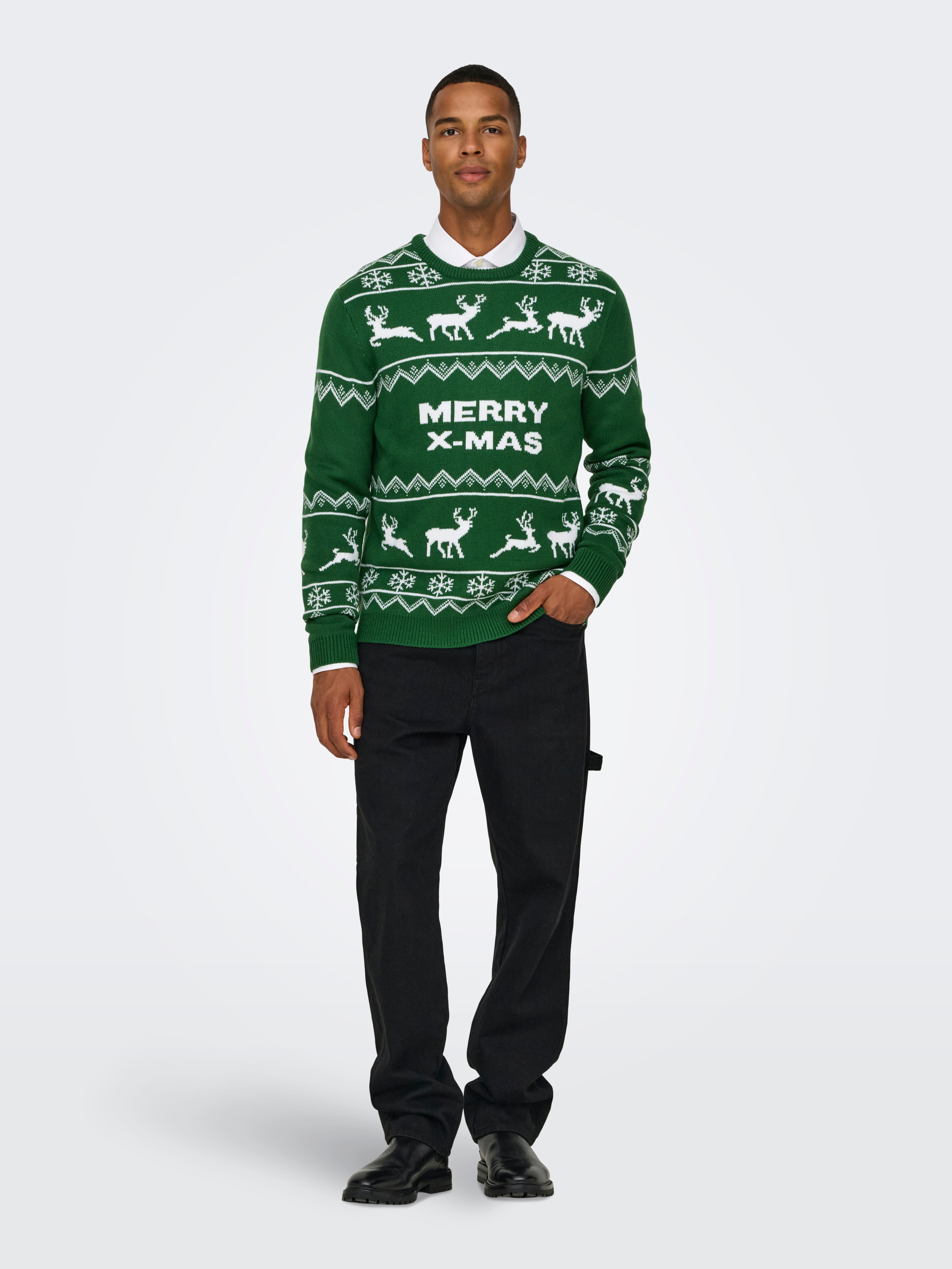 ONSXMAS Pullover Formal Garden