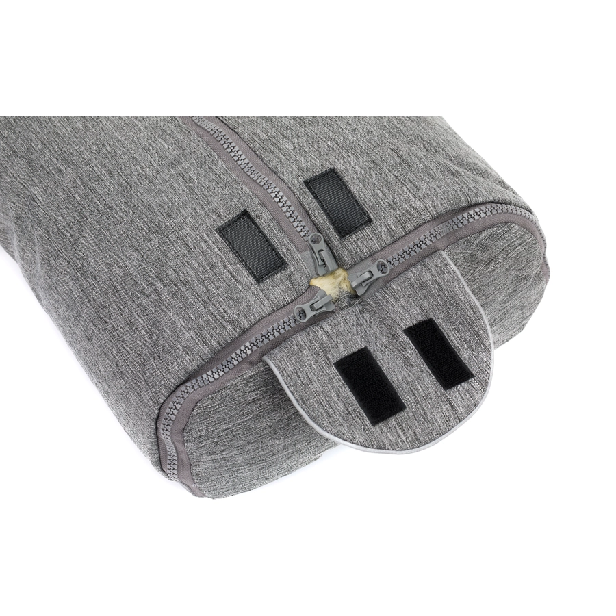 fillikid Winterfußsack Pamir für Babyschale Echtfell Hellgrau Melange