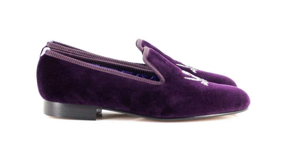BOWHILL & ELLIOTT - SLP SKULL & SABRES PURPLE