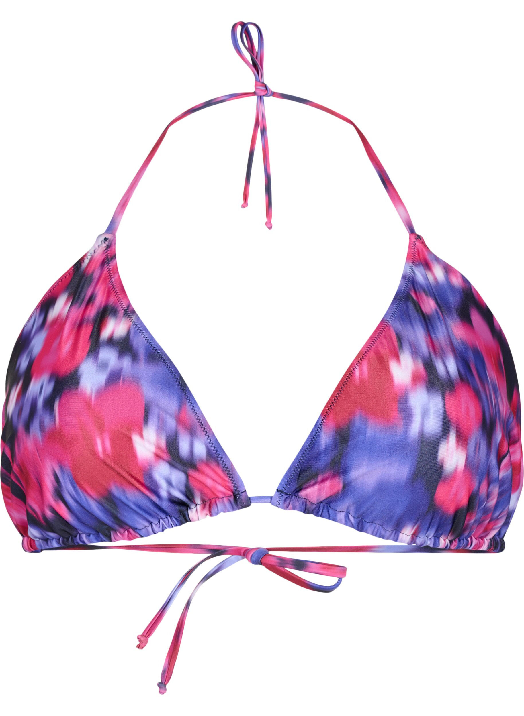 Trekants bikini bh med print