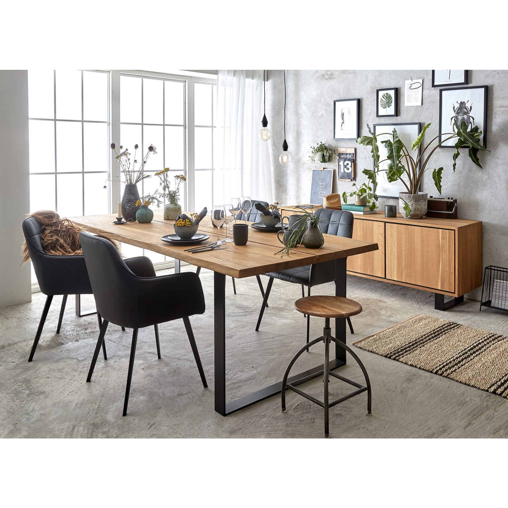 Timber 200 x 100 x 75 cm Spisebord 200 x 100 x 75 cm