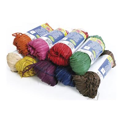 Clairefontaine - Raphia naturel - 150 cm - disponible dans différentes couleurs