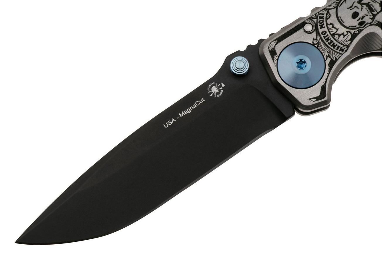 Spartan Blades Folder SF5MMOR Memento Mori 2023 Special Edition, zakmes, Bill Harsey design