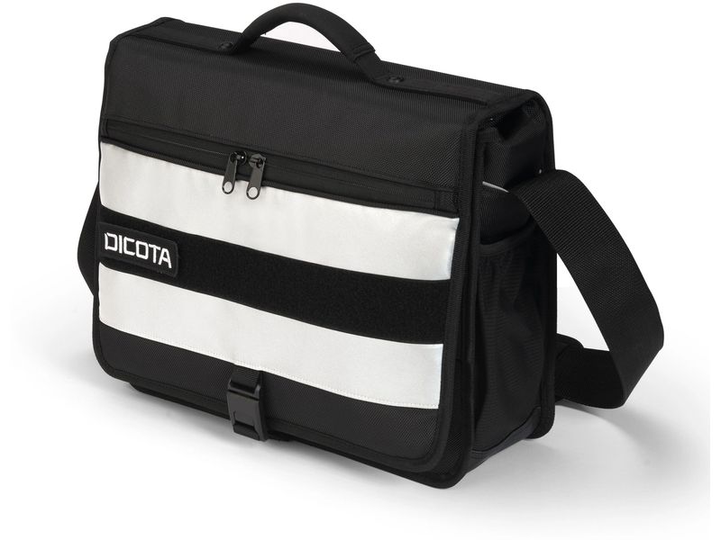 DICOTA Rucksack Hi-Vis 24 l – Schwarz Maximale Sichtbarkeit und Arbeitssicherheit für den Outdoor-Einsatz
