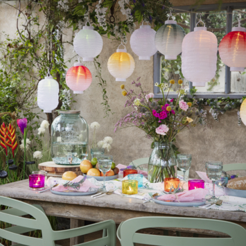 Solar lampion diameter 20cm 3 kleuren