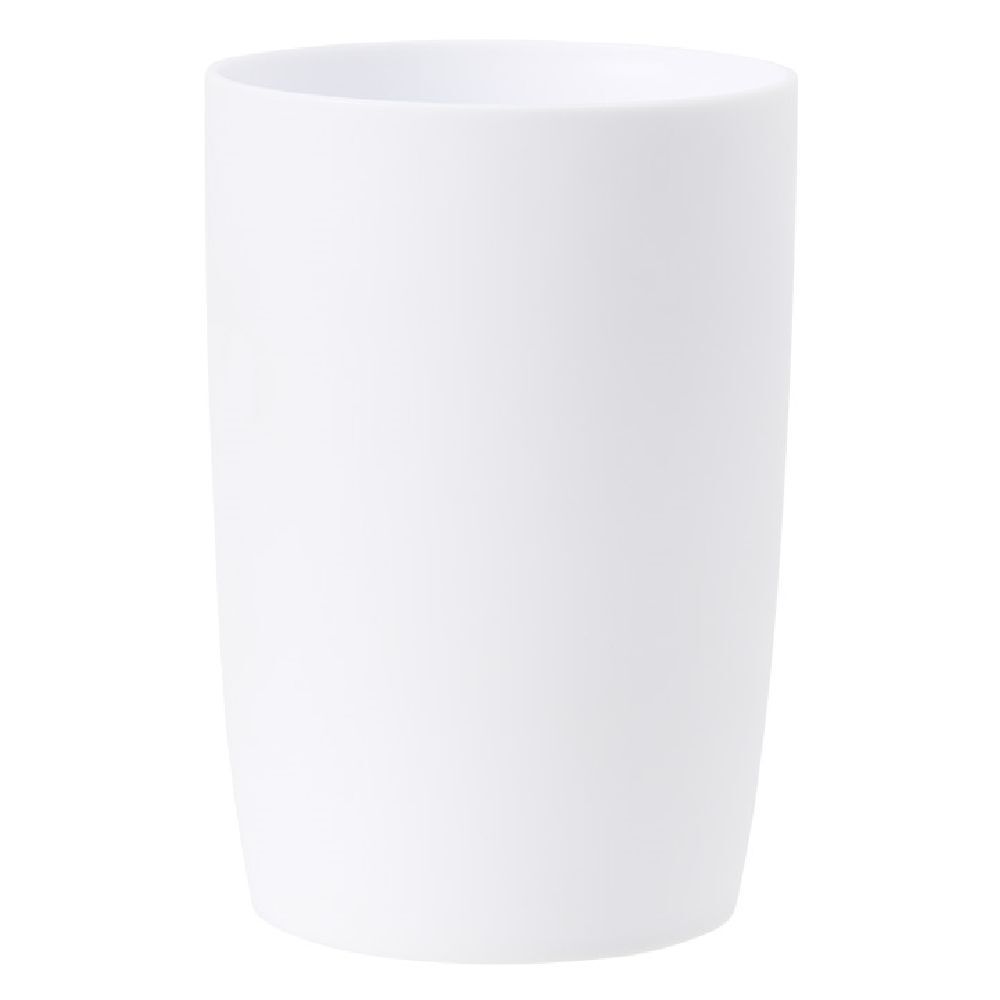 Gobelet pour salle de bain uni blanc