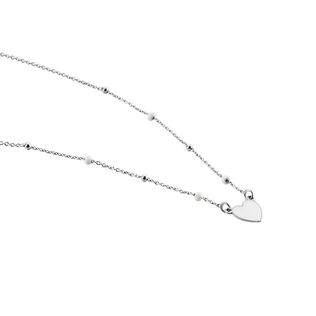 Collier Argent Blanc Augustine