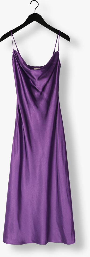 NOTRE-V paarse notre-v maxi jurk satin strap dress