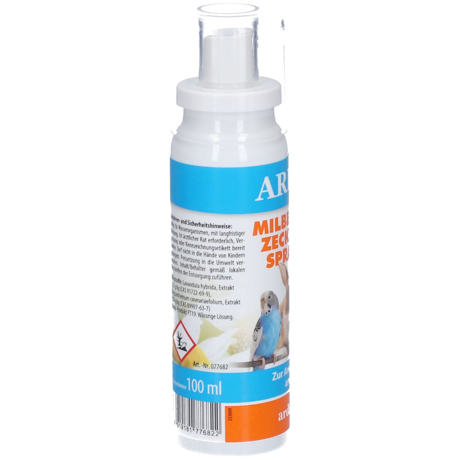 ARDAP Milben- und Zeckenspray für Kleintiere und Vögel