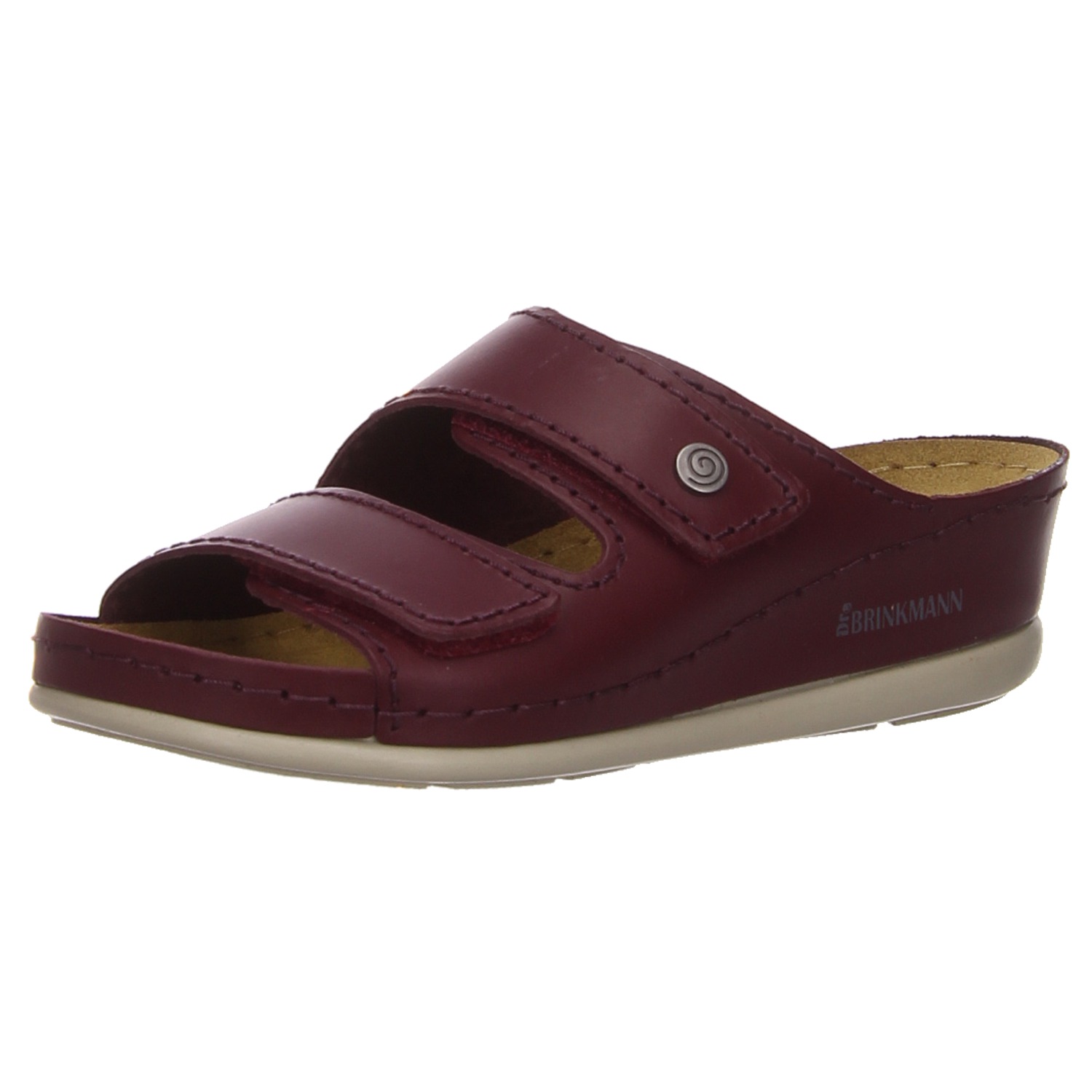 Pölking Pantoletten bordeaux rot