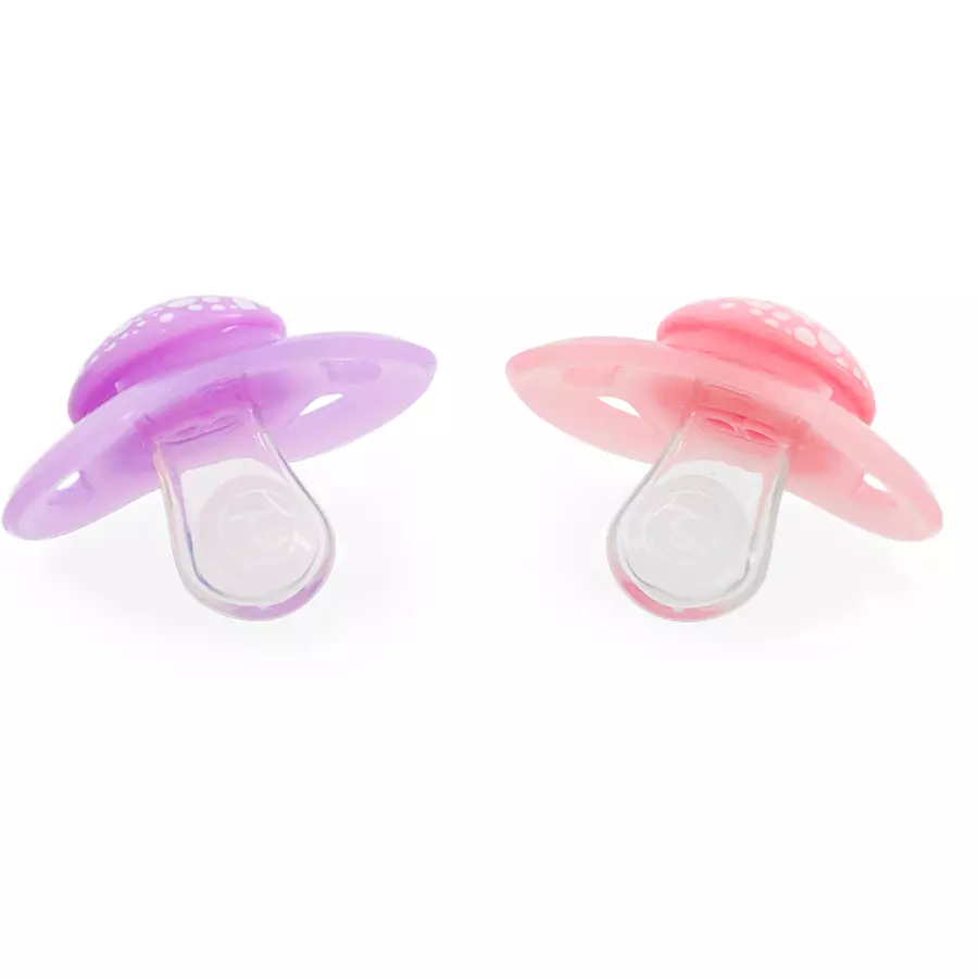 TWISTSHAKE Schnuller 2er Pack ab 0-6 Monate in pastell rosaviolett