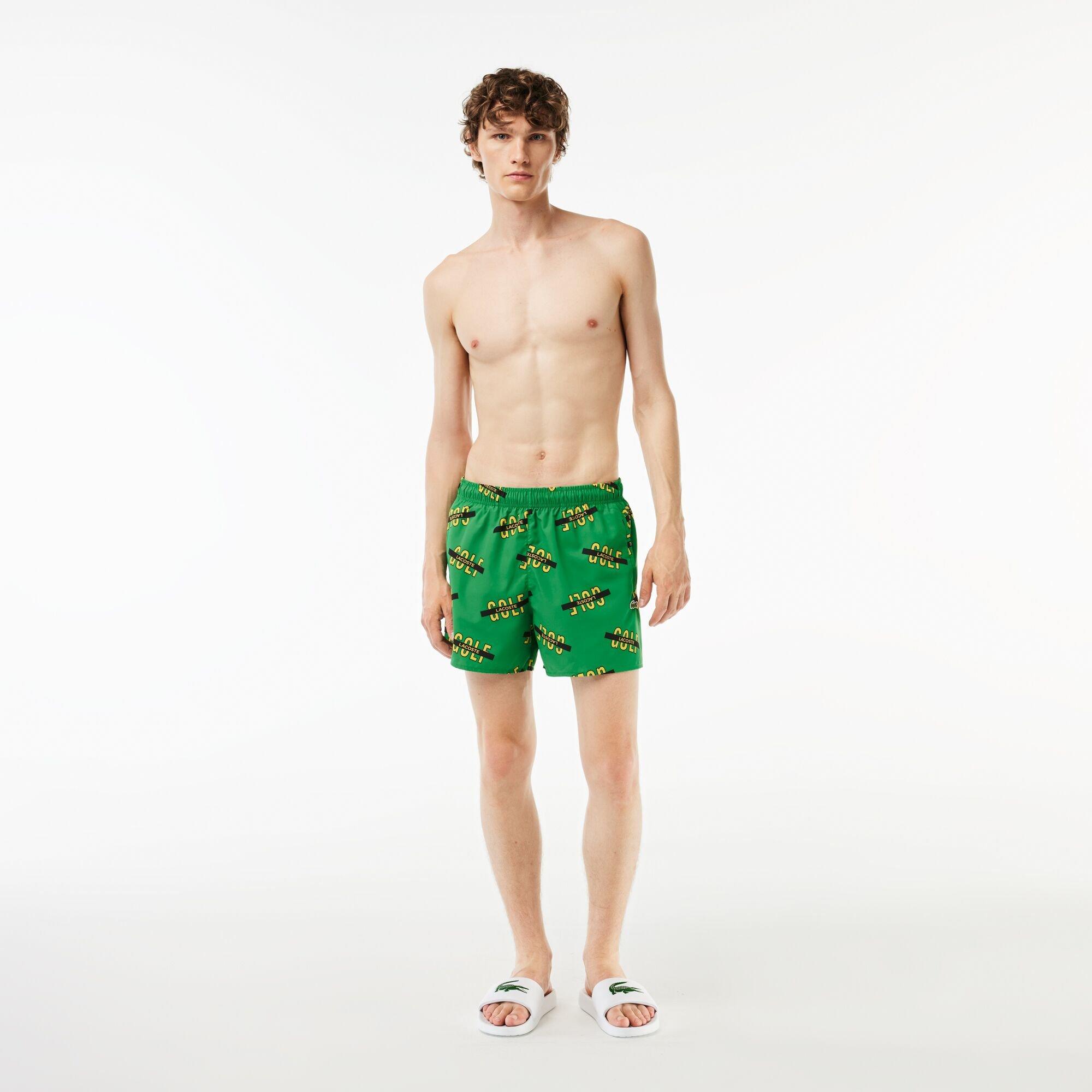Lacoste All Over Print Swim Shorts