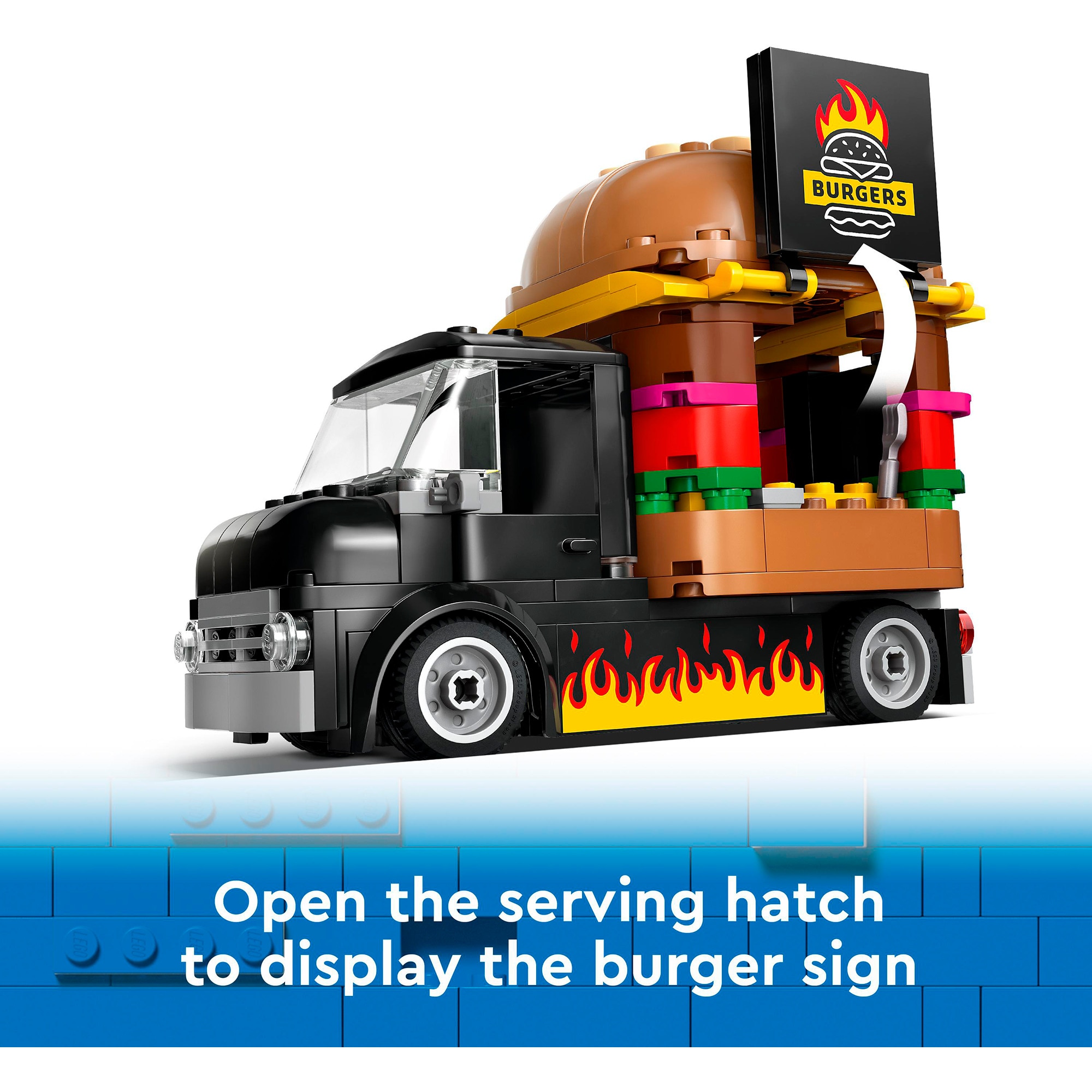 LEGO Konstruktionsspielzeug City Burger-Truck