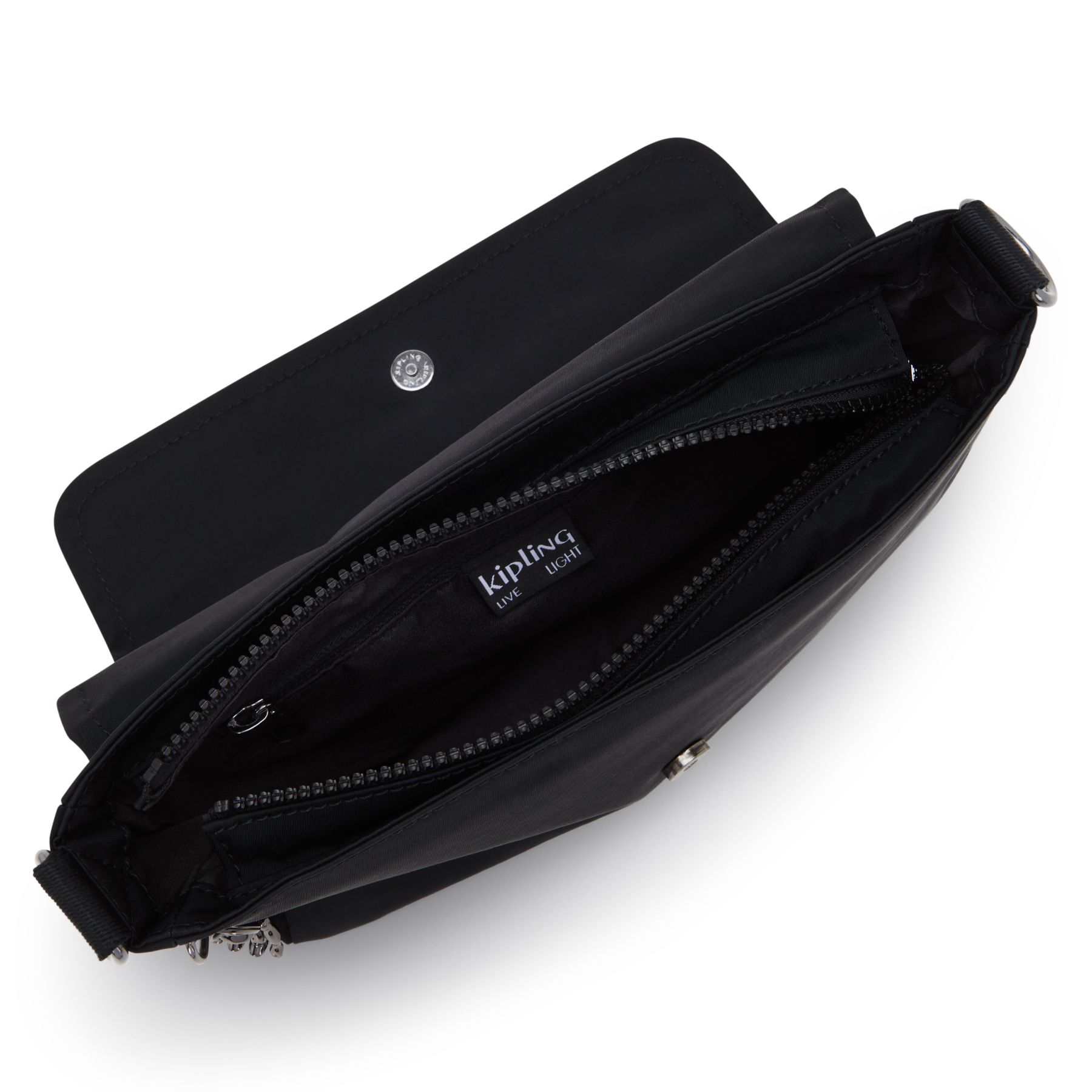 ARAS Petit sac à bandoulière avec sangle amovible - Endless Black