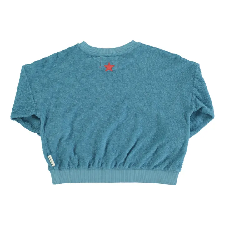 Piupiuchick Sweat Eponge Que Calor | Bleu canard