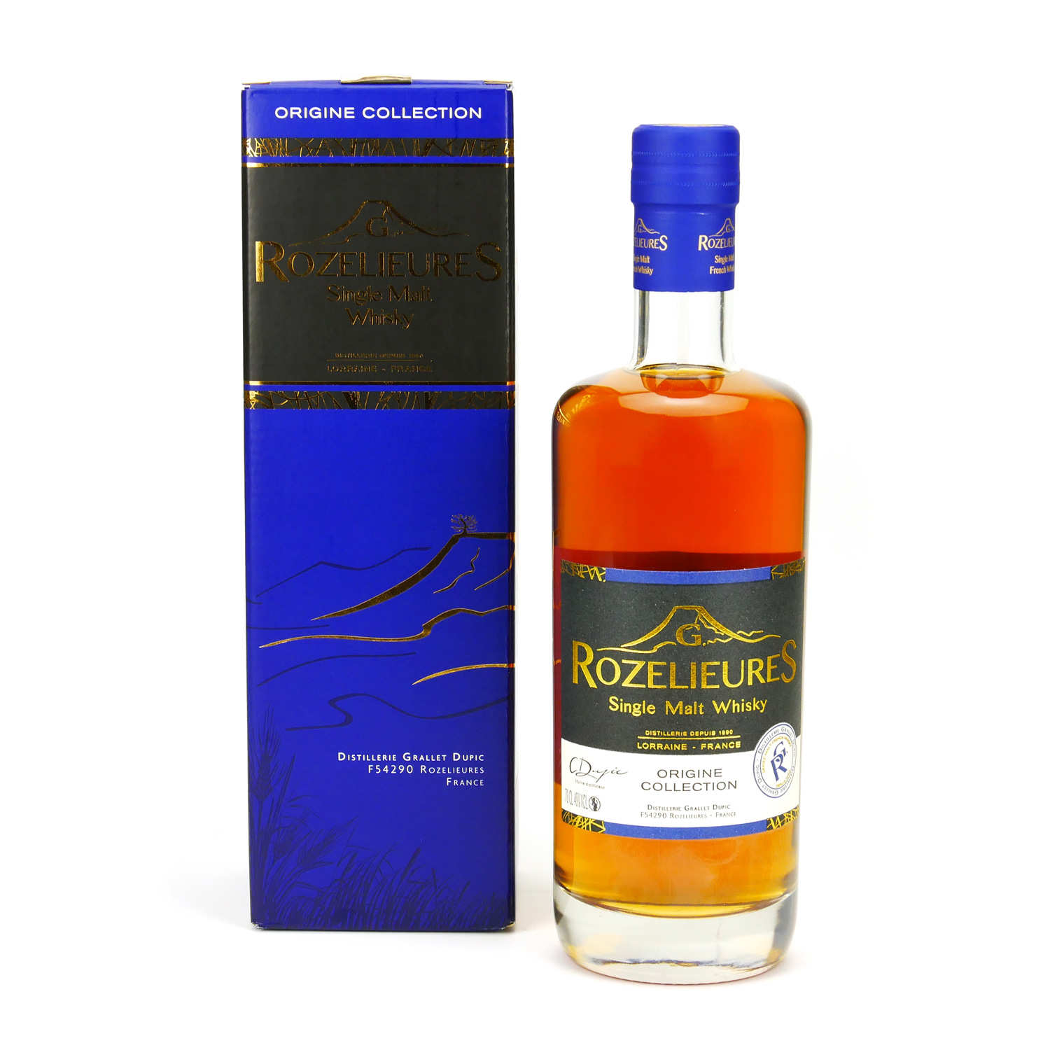 Whisky Rozelieures single malt de Lorraine - Collection Origine 40%