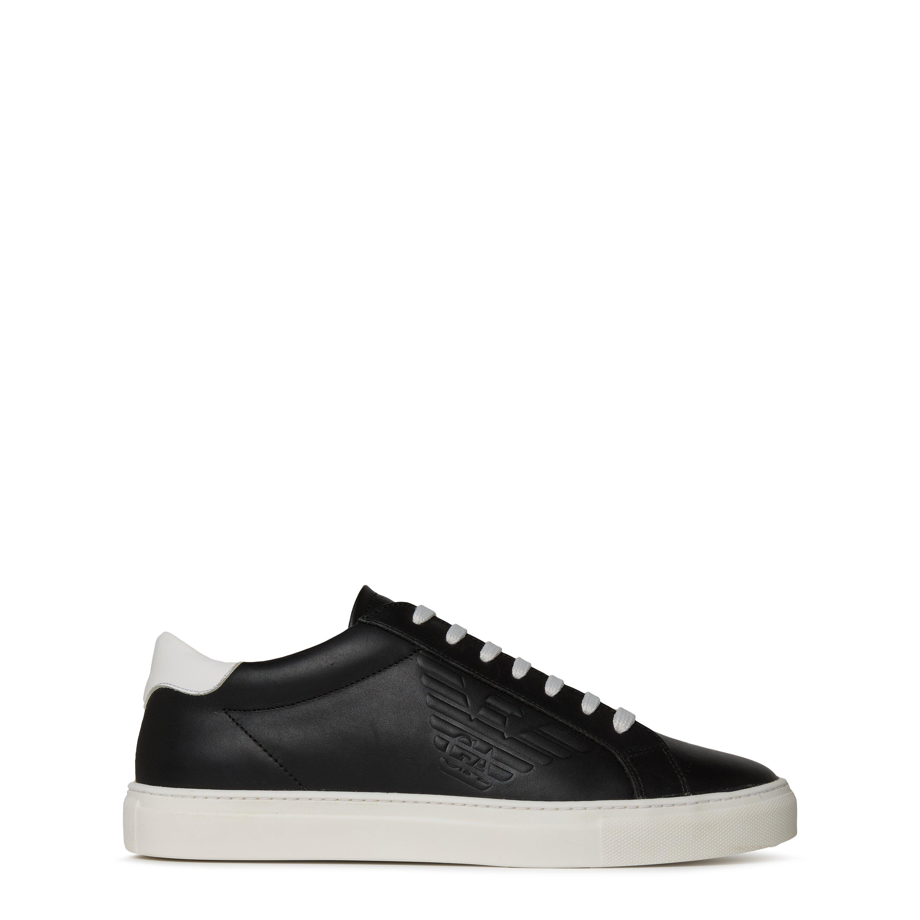 Emporio Armani Leather Trainers