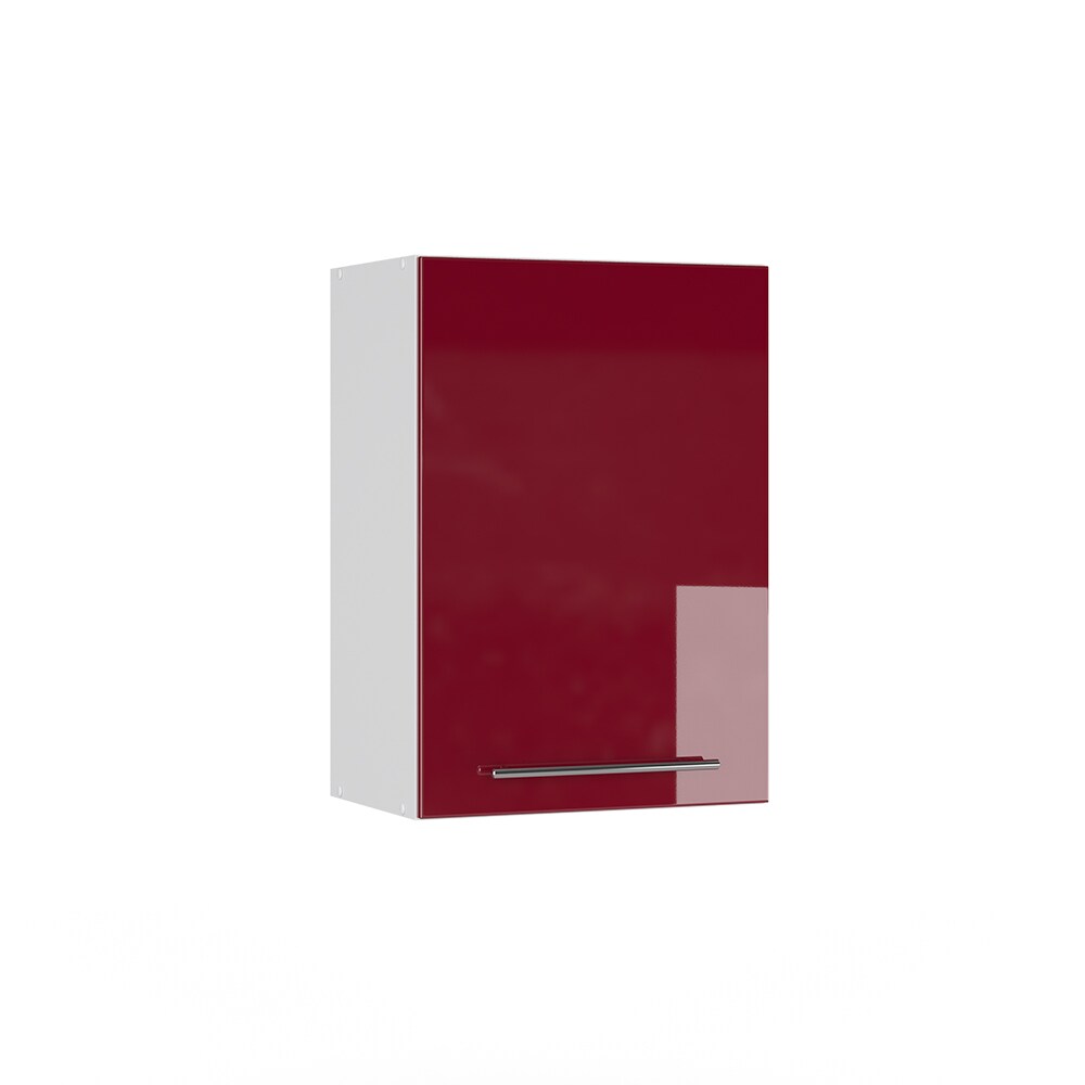 VICCO Hängeschrank 50 cm Bordeaux Hochglanz Küchenschrank Hängeschrank Küchenzeile Fame-Line