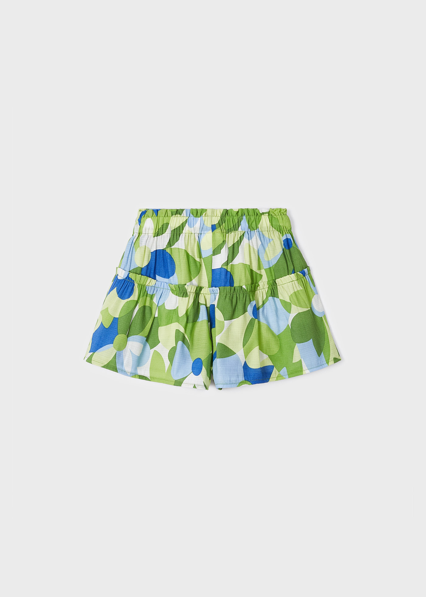 Calças-saia estampadas para meninas