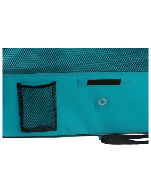 Trixie Ren Met Net En Bodem - Dierenverblijf - Ø150x65 cm 3920 g Turquoise Lichtgrijs