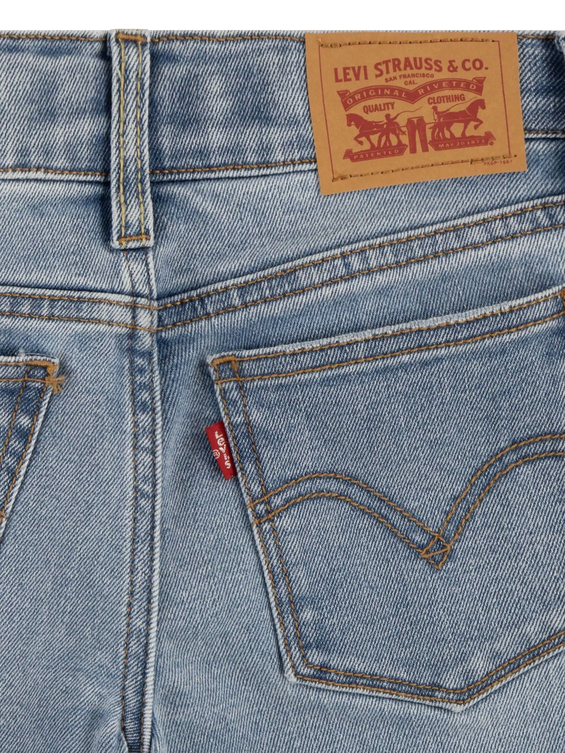 Hemelsblauw - Levi's® - Denim jeans met wijde pijpen