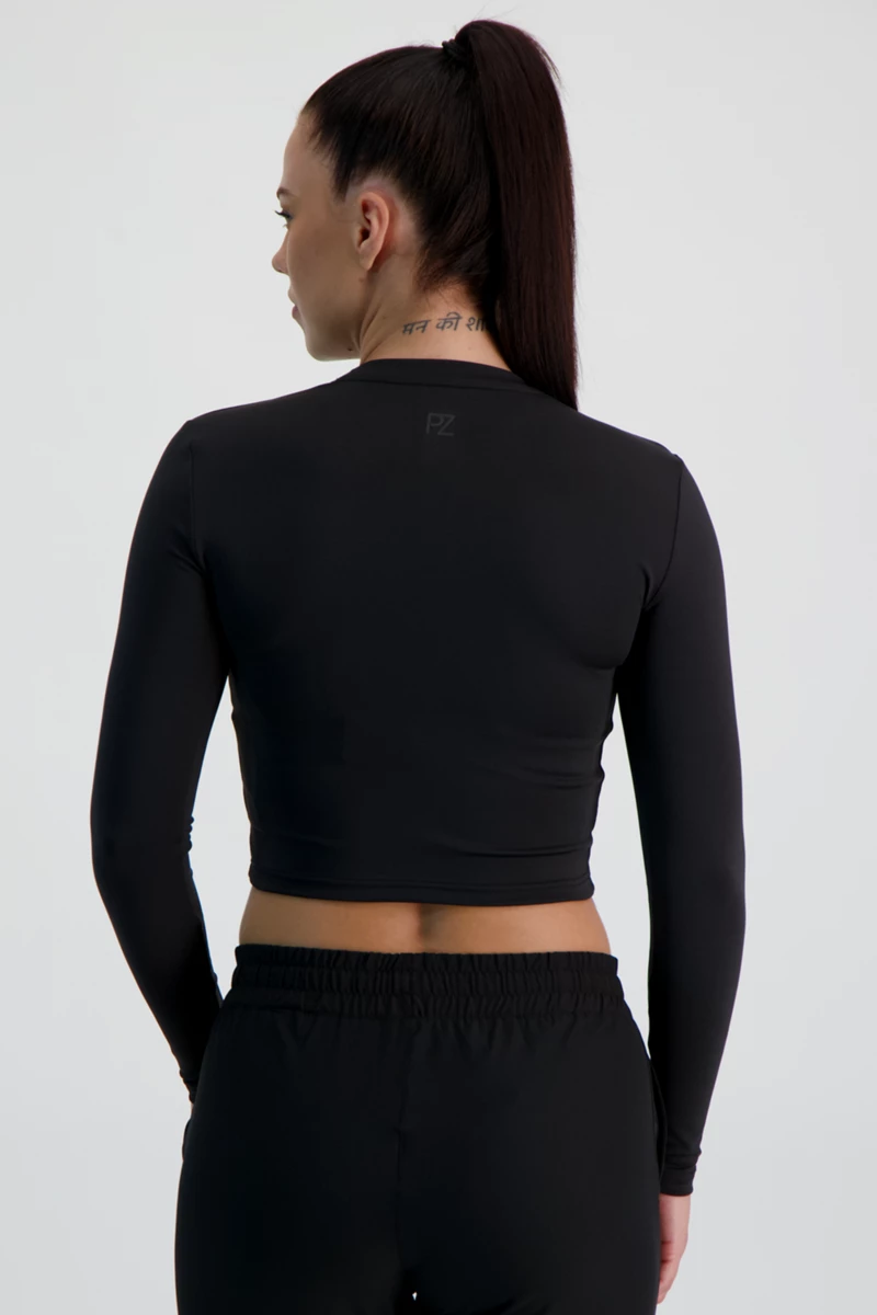 POWERZONE Crop Damen Longsleeve
