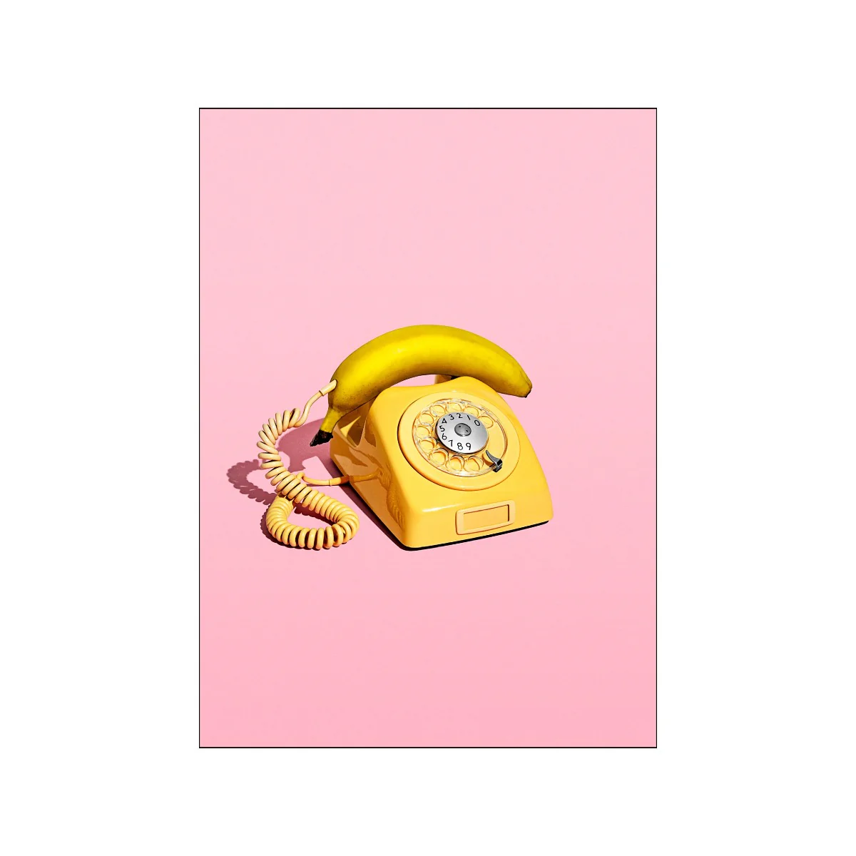 Poster & Frame  Supermercat plakat, Banana phone - 30x40 cm.