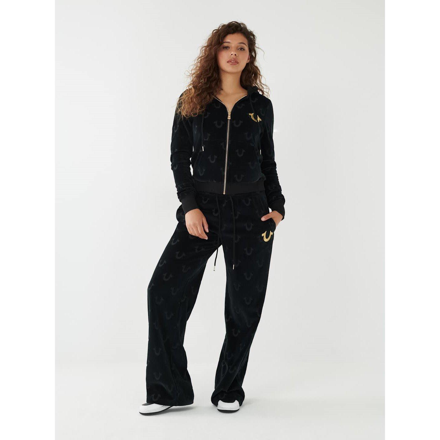 True Religion Velour W Leg Pn Ld99