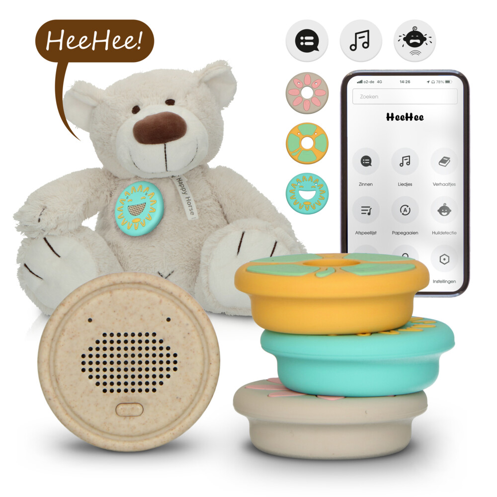 Alecto Button HeeHee + Bear Baggio1 set
